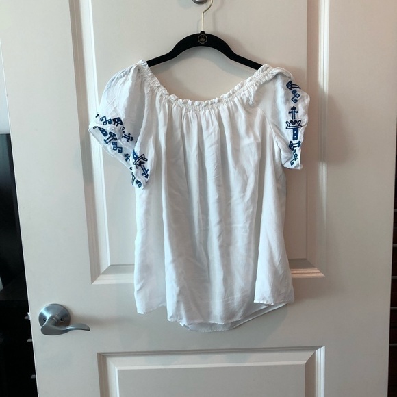 Parker Off Shoulder Embroidered Top - Picture 13 of 16